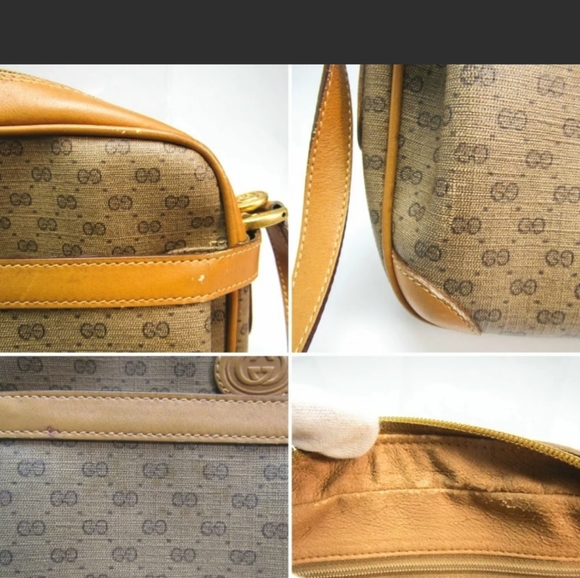 Gucci GG Canvas Ocher Color Shoulder - Picture 9 of 10